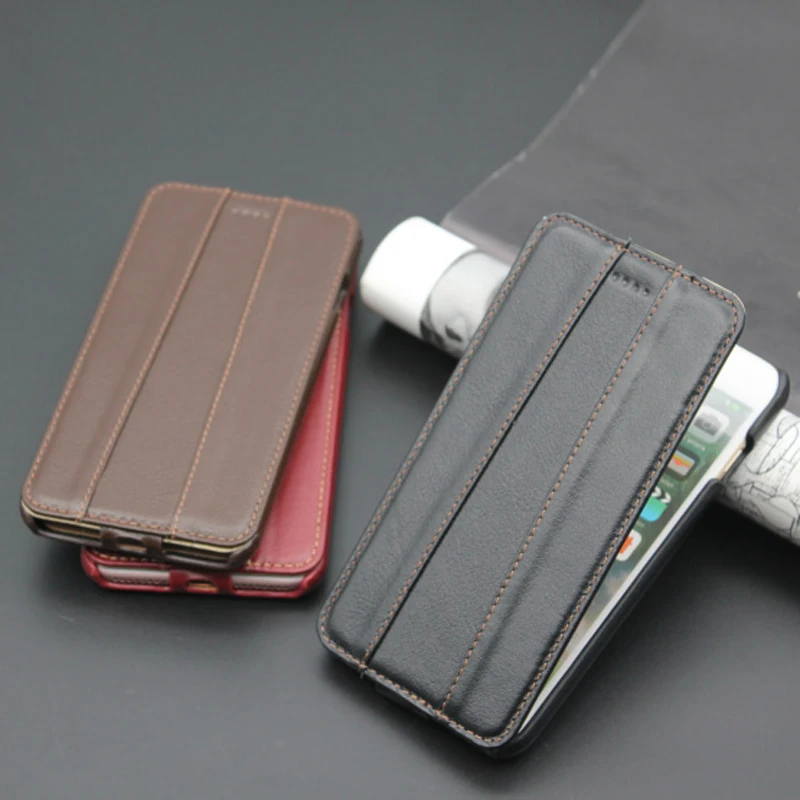 

wholesale!!Wallet Style Flip Genuine Leather Phone Case For iPhone 7 8 Plus 7Plus 8Plus Real leather Luxury Back Cover Cases&bag