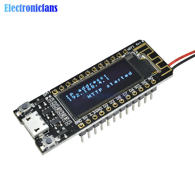 0,91 дюймовый OLED CP2014 32Mb Flash ESP 8266 модуль 0,91 ''ESP8266 wifi чип Интернет вещей плата PCB для NodeMcu для Arduino