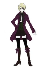 Negro Mayordomo Kuroshitsuji Alois Trancy Cosplay Peluca de Envío Libre para la Navidad