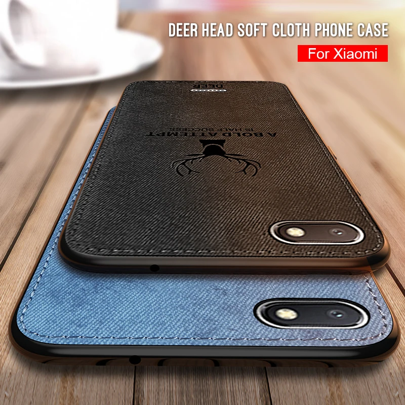 

Deer Cloth Case For Xiaomi Redmi K20 Pro 7 Note 7 6 Pro 5A 5 Plus 6A Pocophone F1 Mi 9 SE 8 Mi5X A1 A2 Lite Ultra Thin Cover