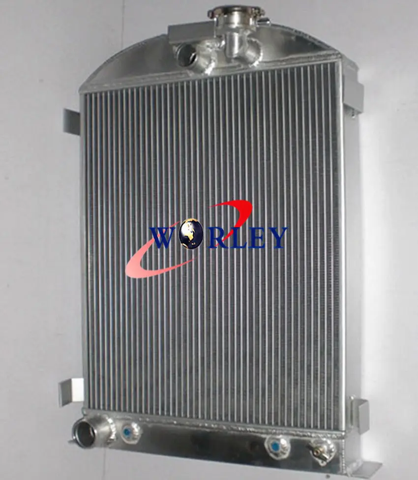 3 ROW 64mm For FORD HIBOY HI-BOY FORD engine 1932 32 Aluminum Radiator