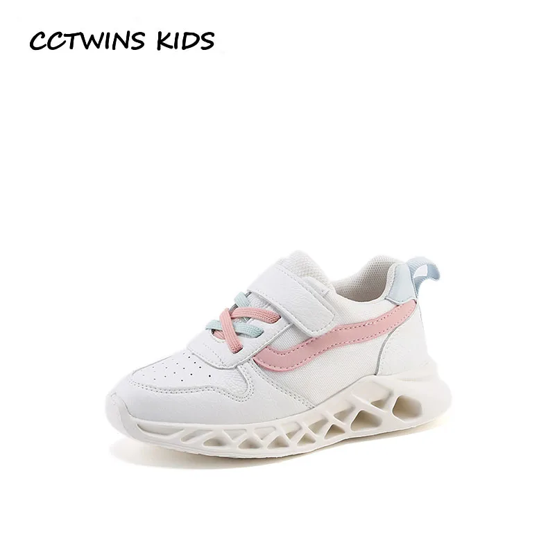 

CCTWINS Kids Shoes 2019 Spring Babys Girls Fashion Sport Sneakers Children Pu Leather Trainer Boys Brand Casual Shoes FS2670