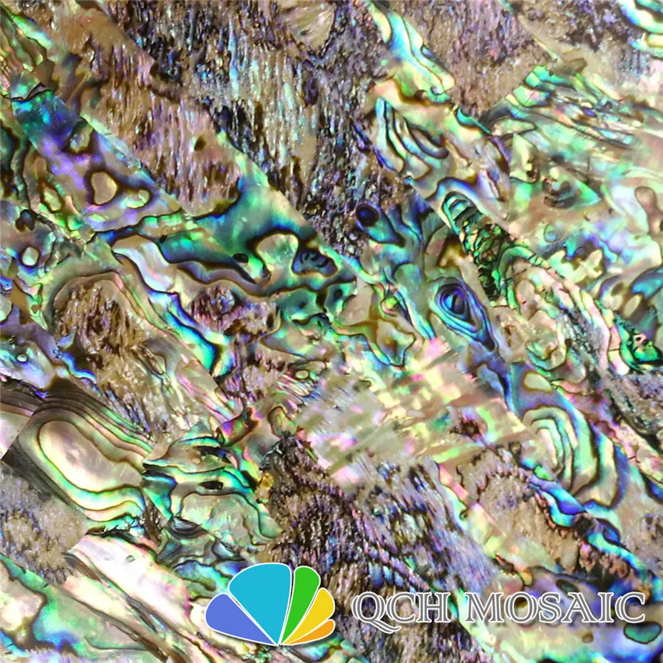AA grade New Zealand paua abalone shell laminate sheet for musical