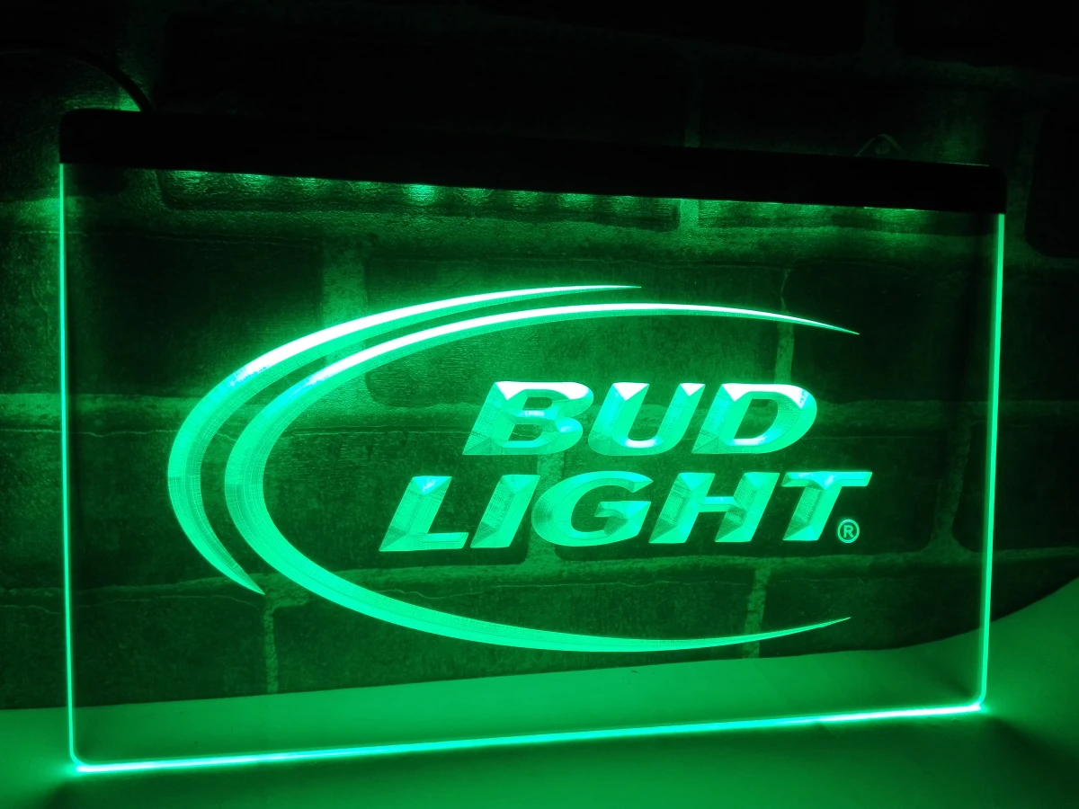 LE003- Bud Lite пивной бар Паб Клуб логотип светодиодный неоновый светильник вывеска