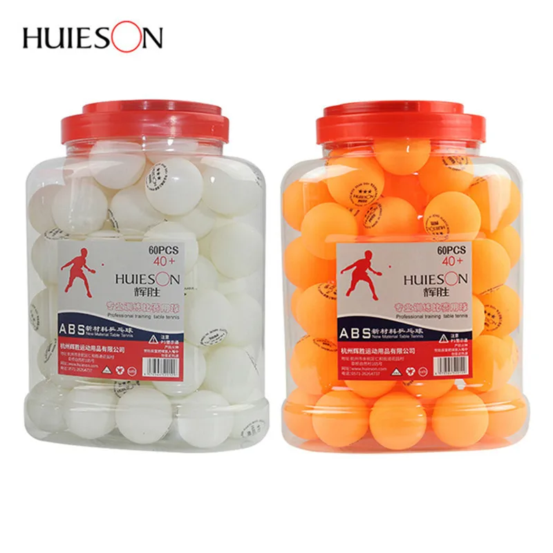 Huieson 60 шт./бочка ABS пластик 3 звезды мячи для настольного тенниса 40 мм+ 2,7 г мяч для пинг-понга для соревнований тренировок S40