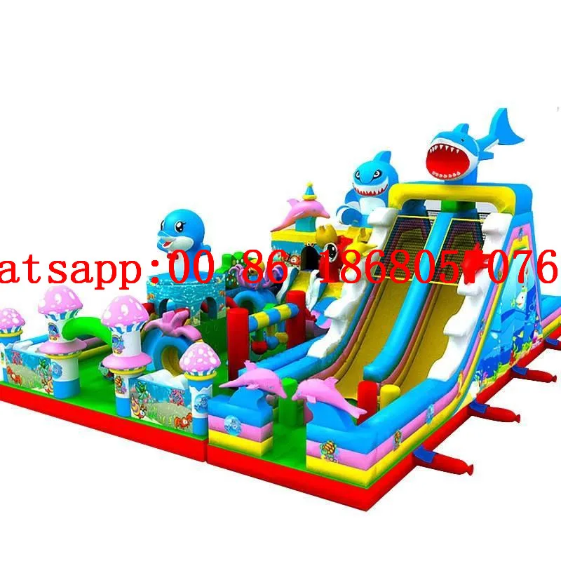 

(China Guangzhou) Factory direct inflatable slide / castle / trampoline/Air plane slide YLY-Y21