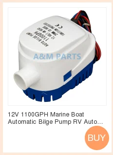 12 V лодки RV погружной встроенный водяной насос для перекачки дизельного 280 галлонов в час