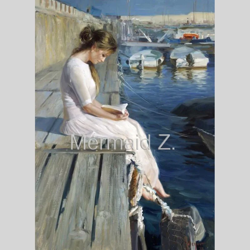 

High Skills Artist 100% Hand-painted Oil Painting Vladimir Volegov Abstract painting on canvas seaside art modern impressionism