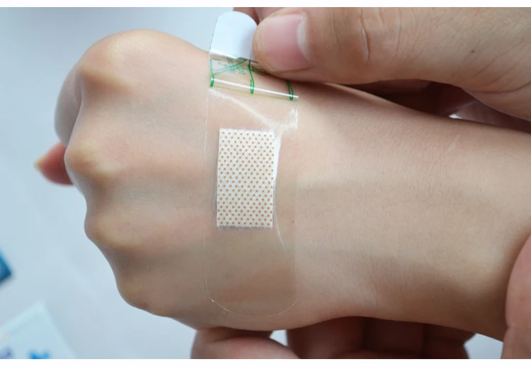 100 pcslot Waterproof Band-Aid Medical Transparent Sterile Wound Dressing Band-aids Invisible Anti Grinding feet Tape Bandages (6)