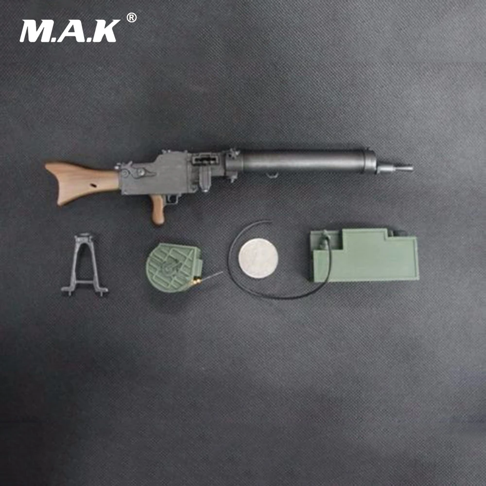 Масштаб 1/6 модель оружия солдата игрушки MG08/15 пулемет с водяным охлаждением для