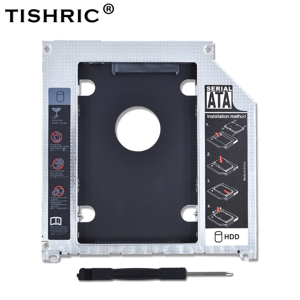 Чехол TISHRIC для Macbook Pro жесткий диск 9 5 мм 13 &quot15" 17 &quotSuperdrive SATA Caddy 2 HDD SSD Optibay |