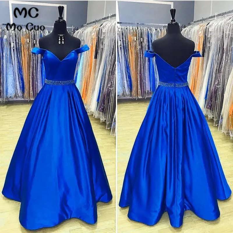 Siaoryne LP034 Off the Shoulder Sexy Buy Long Prom Dress New online with beading belt3