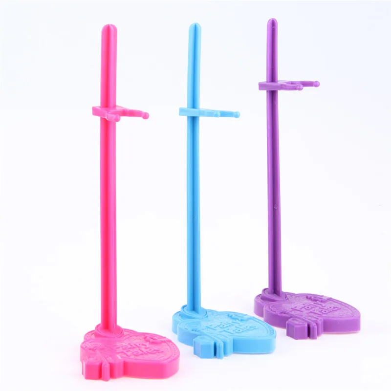 UCanaan-A-Lot-10-pcs-Dolls-Stand-Display-Holder-Purple-Pink-Blue-For-Monster-dolls-Ever