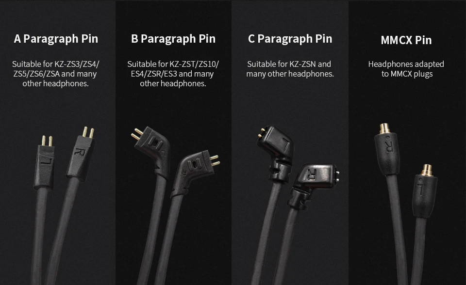 KZ Waterproof Aptx Bluetooth adapter Wireless Upgrade Module Cable Detachable Cord Applies Original Headphones ZS10AS10ZSTZS6