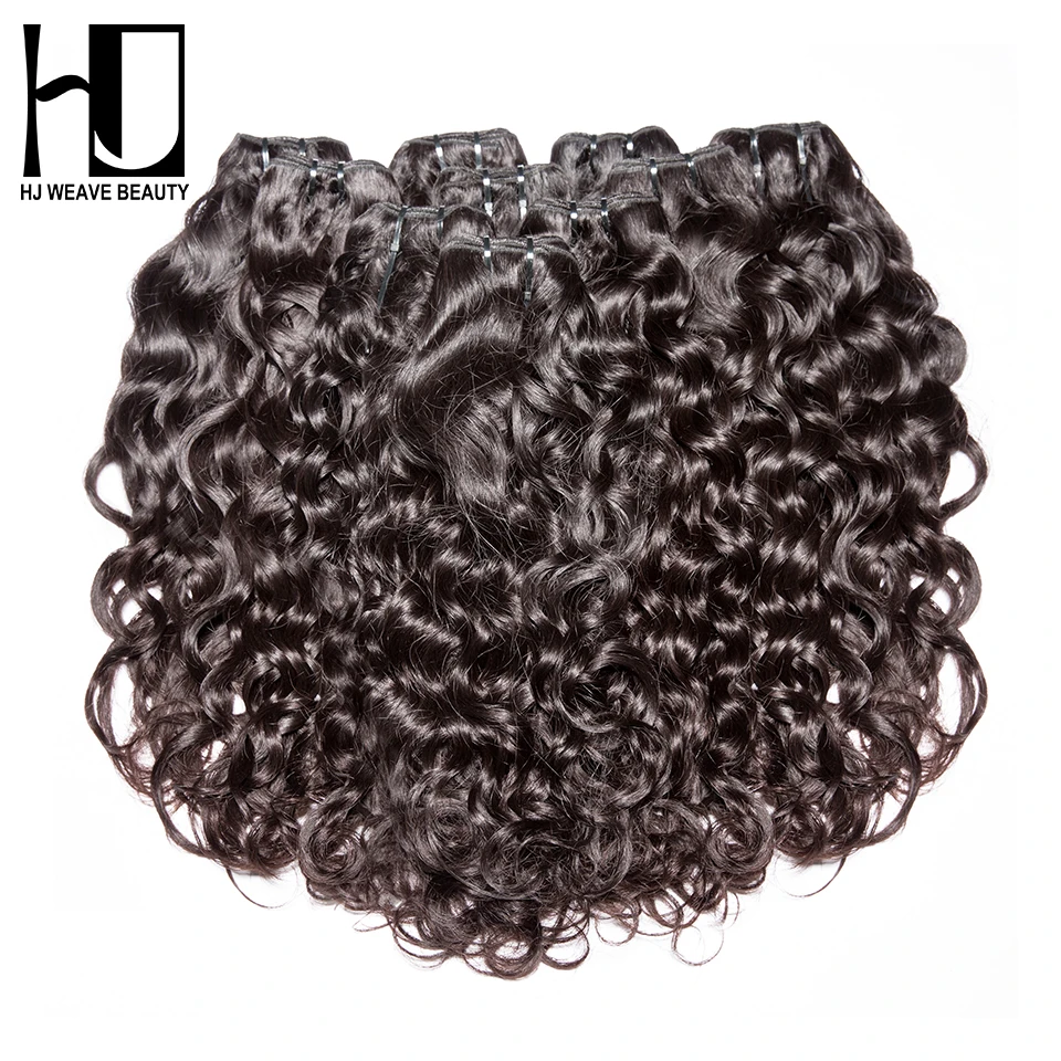 

8A HJ Weave Beauty Virgin Hair Water Wave 10PCS /Lot Human Hair Bundles Free Shipping