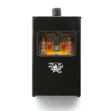 Мощный портативный двойной Электронный ламповый усилитель для наушников, мини усилитель для мобильного телефона, музыкальная гарнитура, усилитель