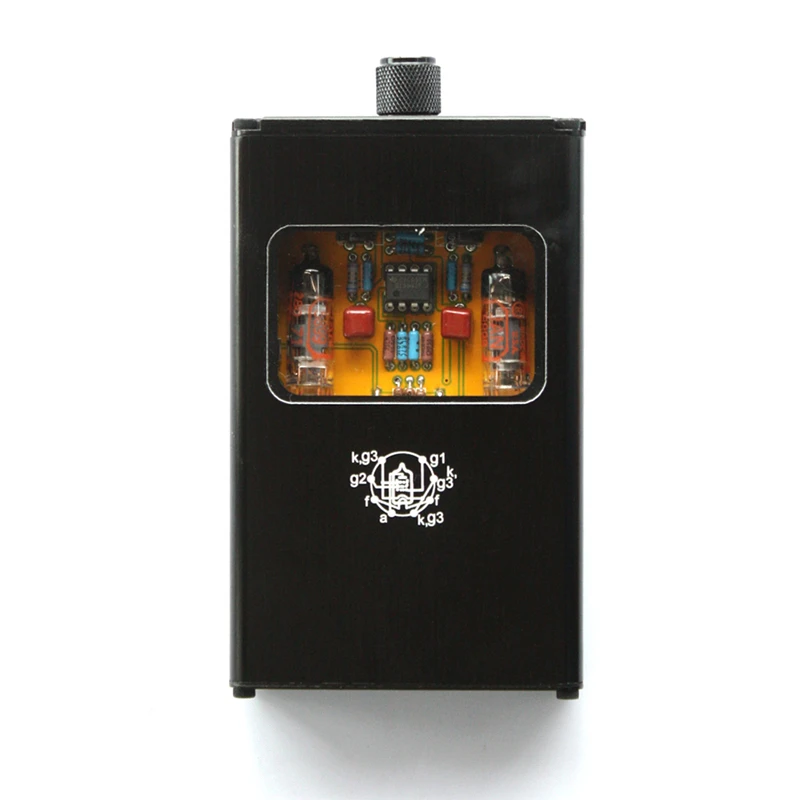 Powerful Portable Dual Electron Tube Headphone Amplifier Mini AMP Mobile Phone Music Headset amplifier