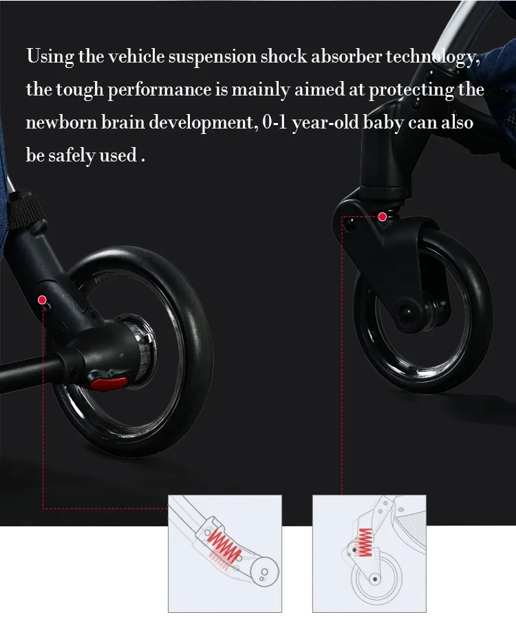 7,8 Playkids Детские коляски ультра-легкие Вес Складная коляска для путешествий для Портативный 2 в 1 Универсальная коляска на самолете
