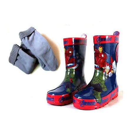 

Free shipping Boys Boots Children's shoes 2019 Boots Boys rubber shoes Children's Rain boots Baby Boys shoes Children boots 27