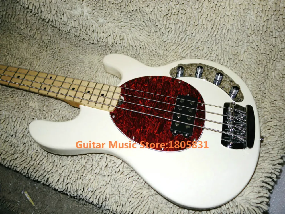 White Bass Guitars 4 Strings Music Man Electric Bass New Arrival