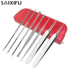 7 шт./компл. угрей прыщи лечение булавки наборы иглы удаление иглы угрей прыщи инструмент Экстрактор набор инструментов BT28