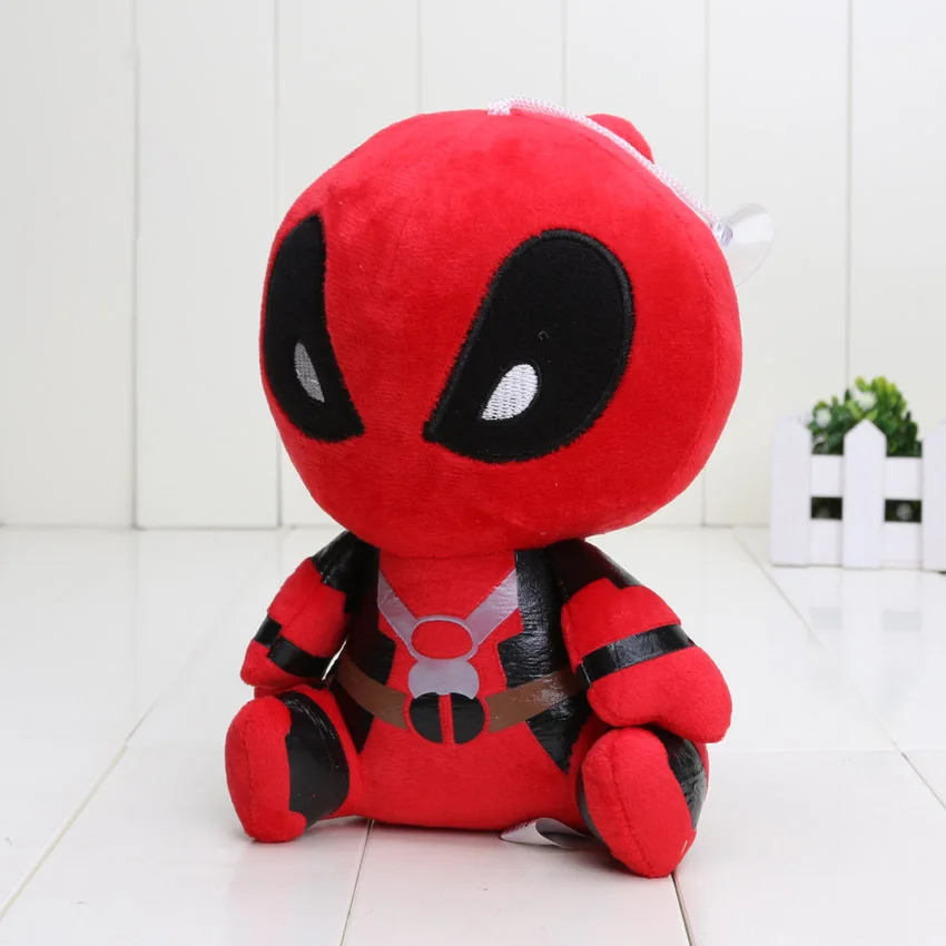 

18cm Moive Deadpool Plush Toys Soft Stuffed Dolls plush pendant keychian Baby Gifts