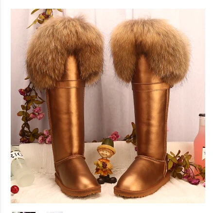 thigh high furry boots