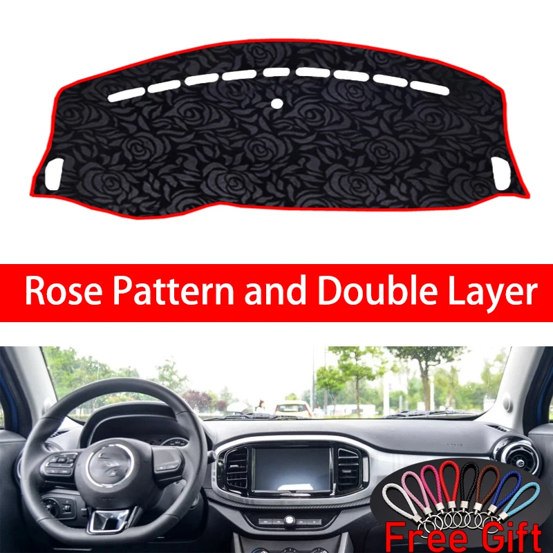 

Rose Pattern For MG MG3 3SW 2017 Dashboard Cover Car Stickers Car Decoration Car Accessories Interior Car Decals