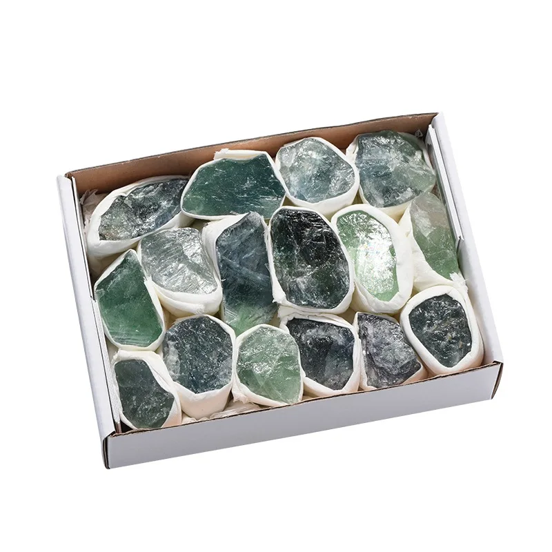 

Beautiful 630-830g Natural Mineral Fluorite Quartz Crystals Healing Energy Gemstones Crafts Bright Color Stone Decorations