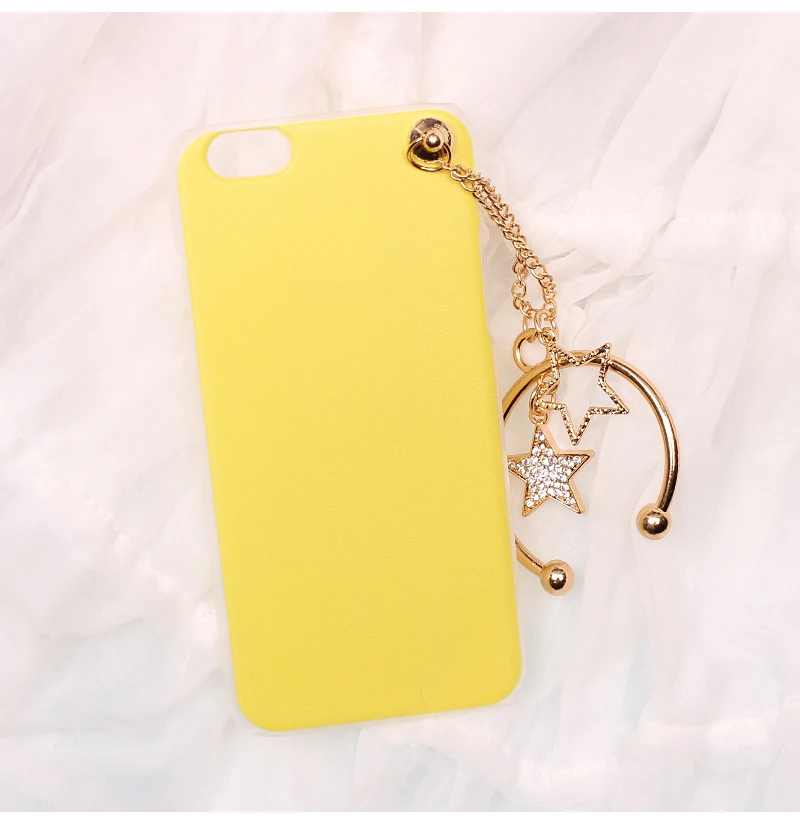 Для iPhone 4 4S 5 5S 6 6 S 7 7 S 8 Plus X звезда кулон мобильный чехол для телефона чехол сумка накладка на корпус маска