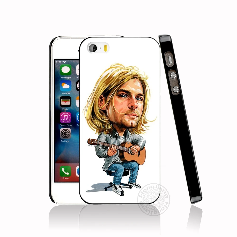 HAMEINUO Nirvana Kurt Cobain чехол для сотового телефона для iphone 6 4 4s 5 5s SE 5c 6 6s 7 8 plus чехол для iphone 7 X