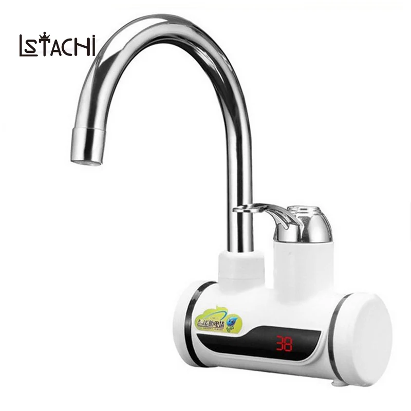 Kitchen Faucet with Heater 220V 3000W Instant Pot Hot Water Electric Boiler Tankless Heating Element with Temperature Display цена Kitchen Faucet with Heater 220V 3000W Instant Pot Hot Water Electric Boiler Tankless Heating Element with Temperature Display цены онлайн