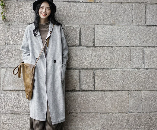 Aliexpress Buy Autumn Winter Coat Fashion Women Long Loose 