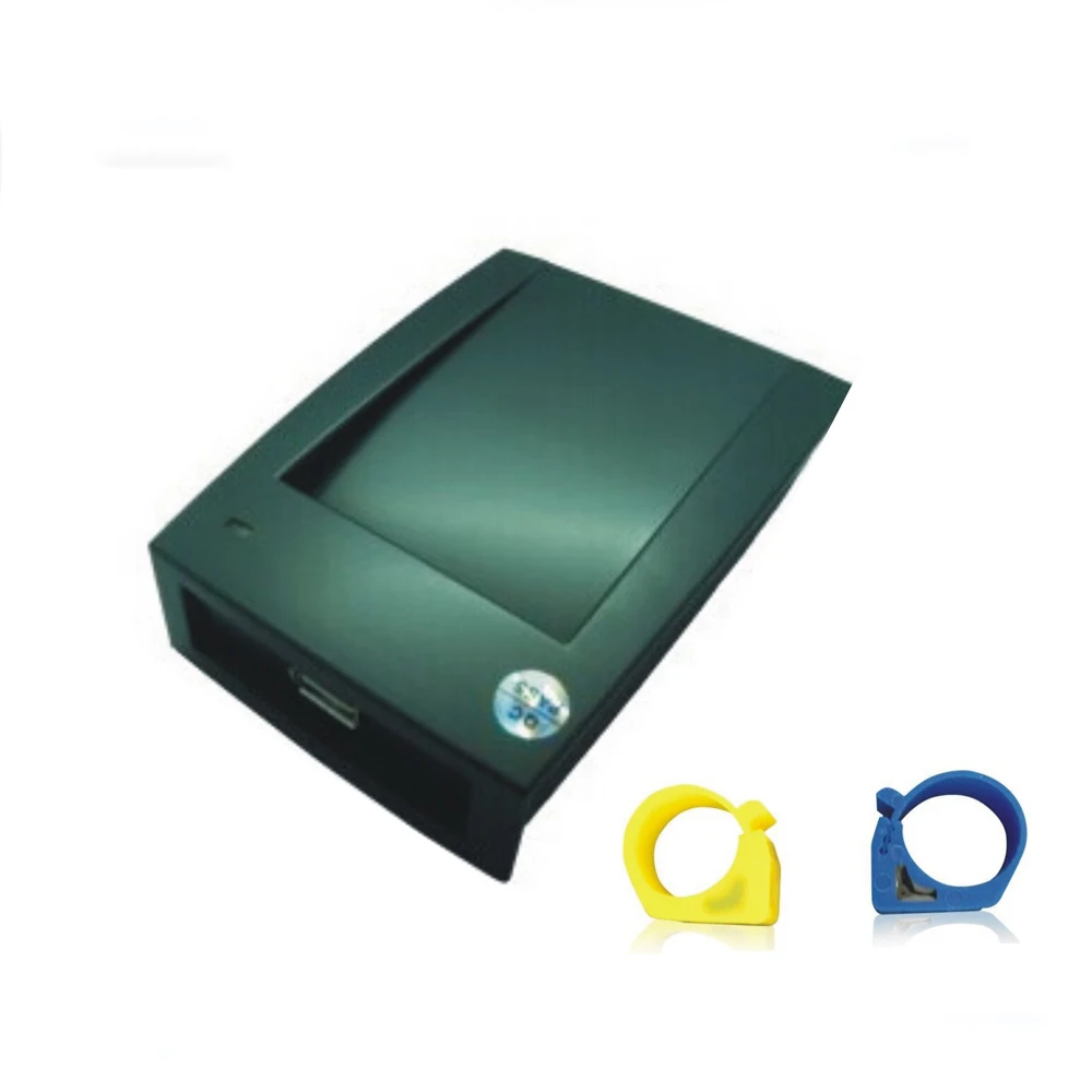 

Free shipping 125-134.2KHZ EM4305 ISO11785/84 Id access card read-writer ID card copier +5PCS card