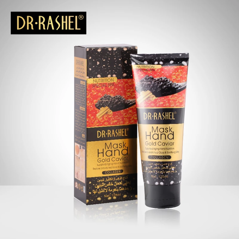 

2 pcs Gold Caviar Hand Mask Moisturizing Hands Wax Nourishing Whitening Skin Care Anti Crack DRRASHEL 120 ml