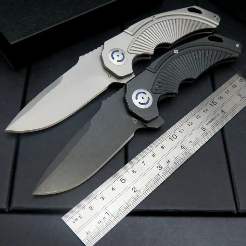 

High Quality Ball Bearing Top Knifes D2 Blade Utility Folding Knife Camping hunting survival Multitool Pocket EDC Portable Tools