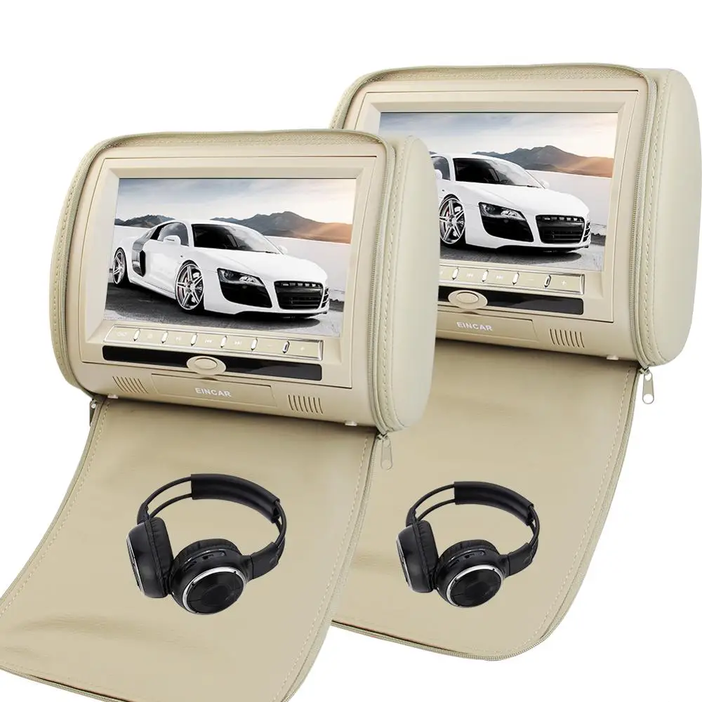 Clearance 9 Inch Car Headrest DVD Player Monitor With 800*480 TFT LED Touch key Built-in Speaker Support USB HDMI Games Remote Control 2 Clearance 9 Inch Car Headrest DVD Player Monitor With 800*480 TFT LED Touch key Built-in Speaker Support USB HDMI Games Remote Control 2