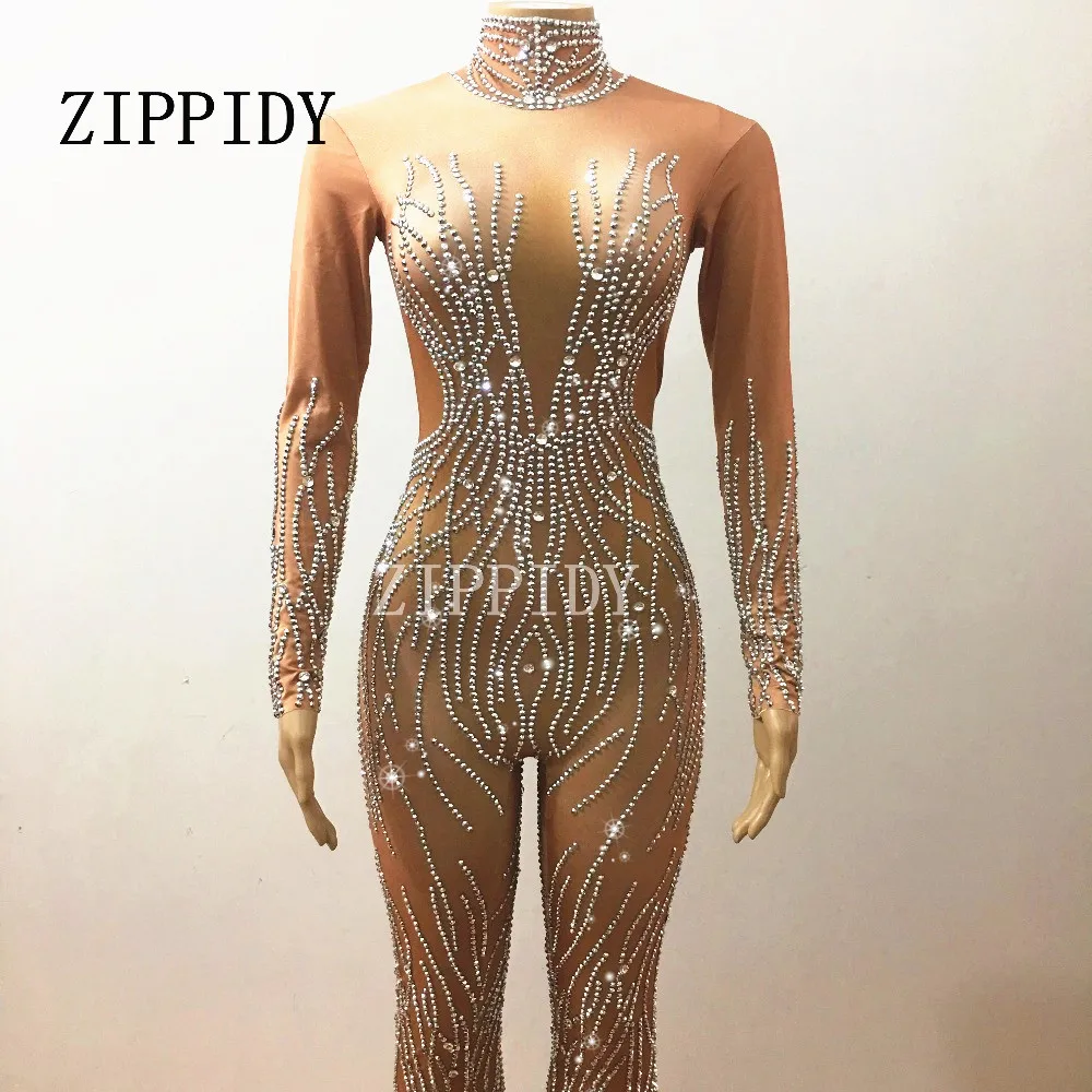 bling jumpsuit prom