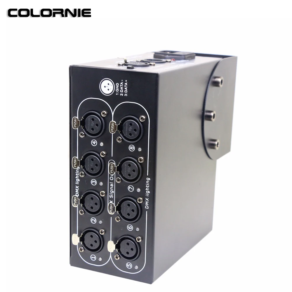 AC100 240V 8CH DMX сплиттер 8ch Репитер сигнала Светодиодный сценический светильник с