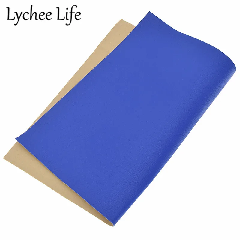 Lychee Life A4 кожаные патч-наклейки ткань красочные 29x21 см PU Ткань DIY домашнее шитье, ремонт аксессуары для одежды - Цвет: 12