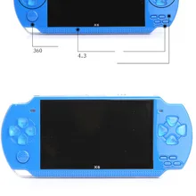 X6 4," портативная игровая консоль Поддержка 16 бит 32 бит ЖК-видео игровая консоль MP3 MP5 электронная книга игровой плеер mp5 видео игра