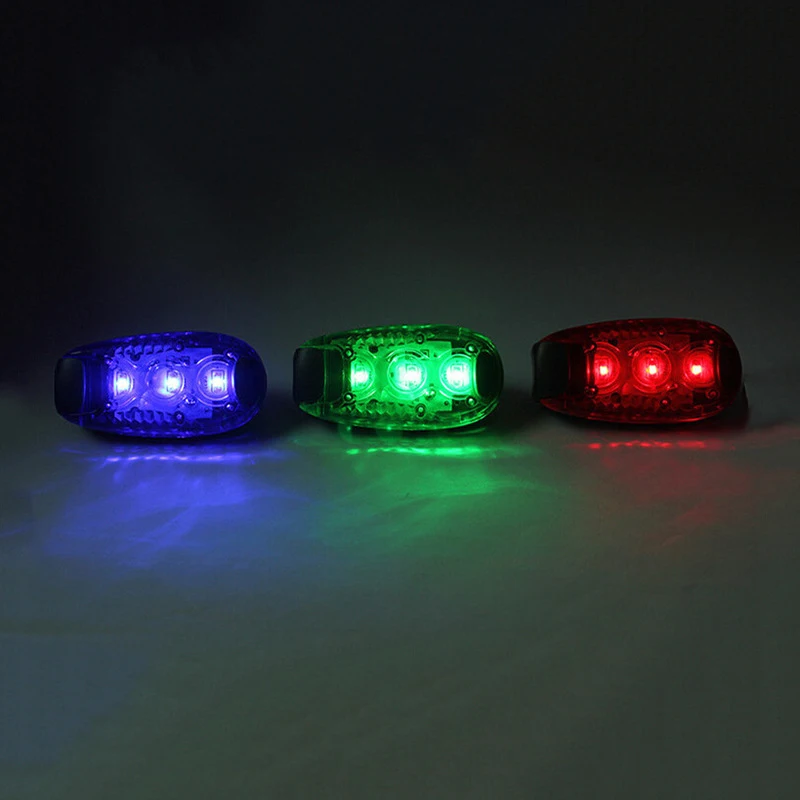 Sale LED Bicycle Light Taillight Safety Warning Bicycle Rear Lamp Waterproof Mountaineering Backpack Helmet Running Flashing Lights 20