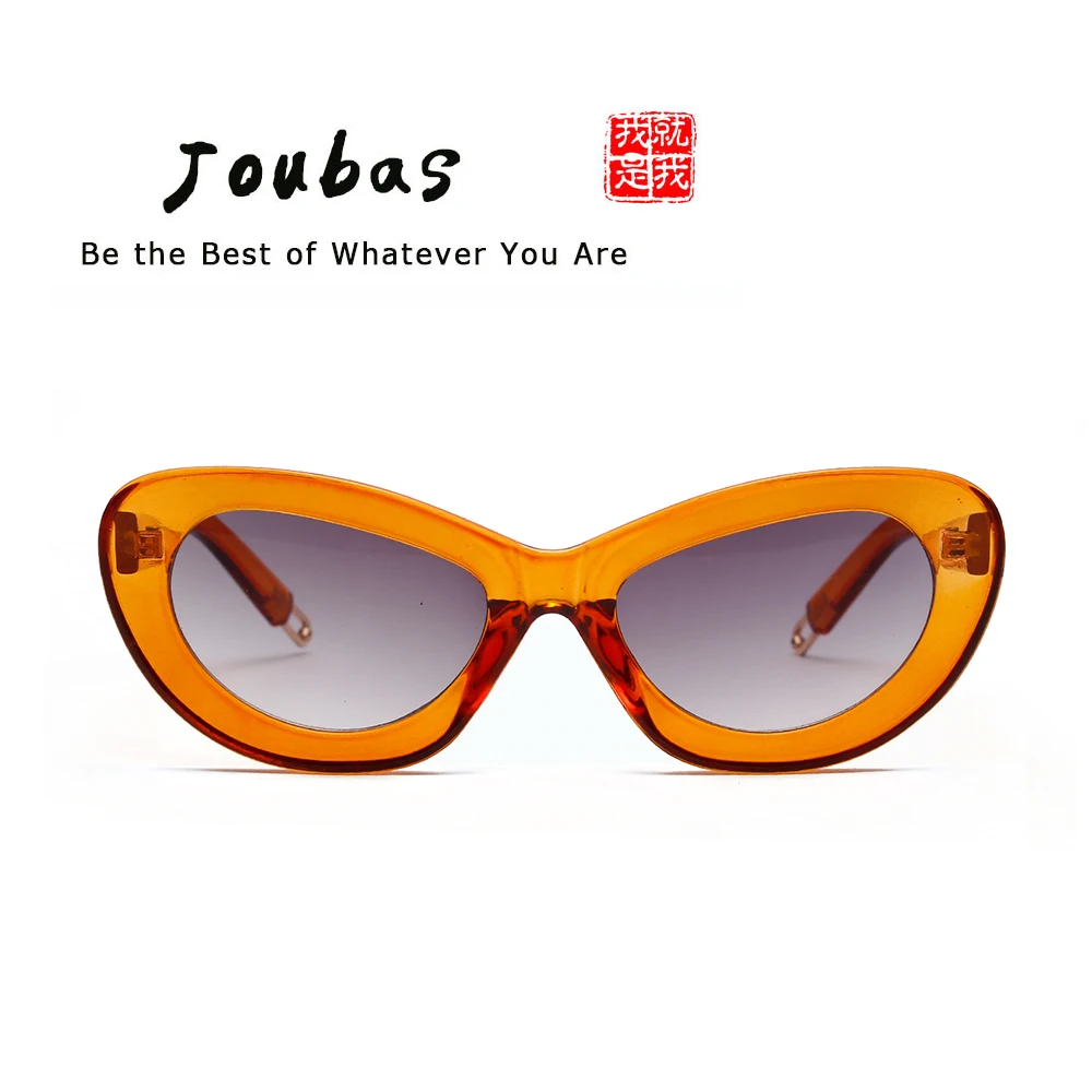 

Joubas Women Cat Eye Sunglasses 2018 Big Wide frame Retro Sun Glasses Ladies Unique Elegant Eyewear Girls Fashion Transparent 69