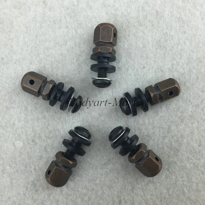

Lot Of 5 Sets Tattoo Machine Gun Parts Back Binding Post Supply BBP-I-5