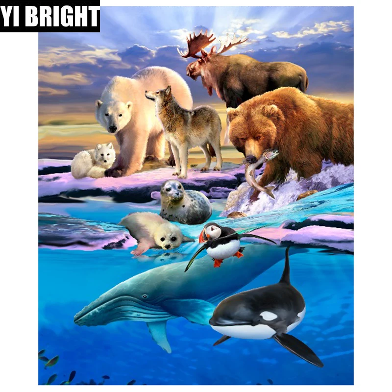 

New 5d diamond embroidery kits cross-stitch home decor The The bear diamond painting mosaic diy pcitures paint needlework xpz