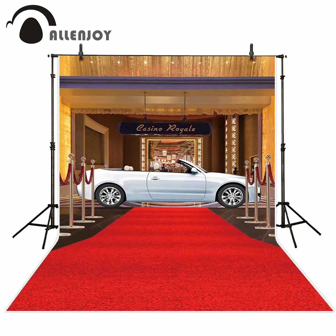 Allenjoy фон для фотостудии роскошный красный ковер автомобиль фильм звезда