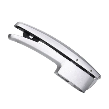 

Garlic Press & Slicer 2 In 1 Aluminium Garlic & Ginger Mincer And Slicer Grinding Kitchen Cooking Tools