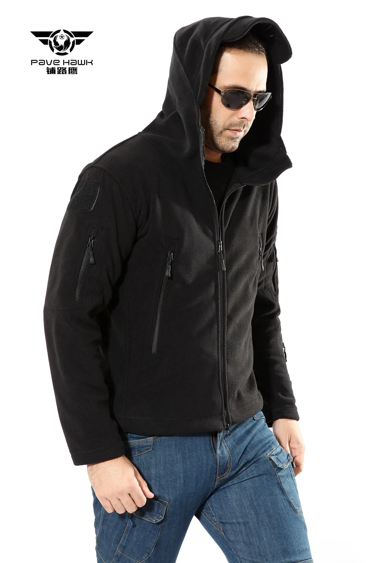 Мужская тактическая мягкая оболочка из кожи акулы, сохраняющая тепло, внутренняя подкладка, пальто, свитер, Мужская морозостойкая одежда с капюшоном, куртка для улицы
