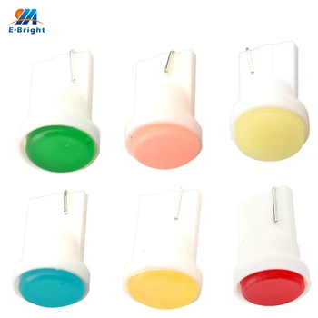 

300PCS/Lot T10 F10 1.5W 1SMD Car Ceramic LED Light LED W5W 147 168 Wedge Door Instrument Side Light Bulb Lamp Flood White Led