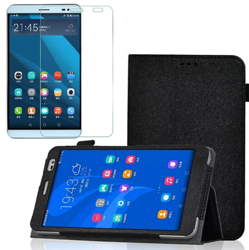 1x Экран протектор, ультра тонкий Folio Stand Smart Cover Защитная магнитная кожаный чехол для Huawei MediaPad 7,0 Honor X2 7"